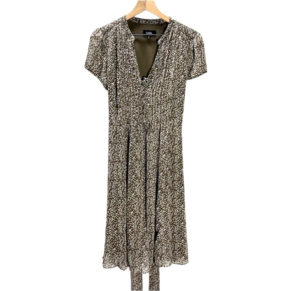 MSK Dress Brown Floral Knee Length Dress by MSK - Picture 1 of 6
